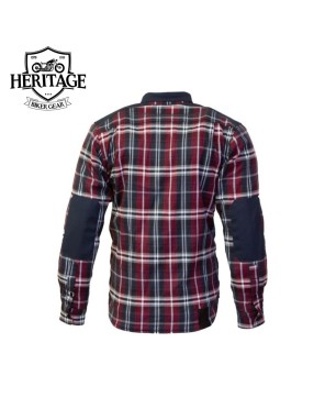 Hendrix Plaid Riding Shirt: Kevlar Lined, D3O Armored Comfort