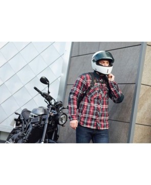 Hendrix Plaid Riding Shirt: Kevlar Lined, D3O Armored Comfort