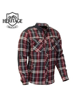 Hendrix Plaid Riding Shirt: Kevlar Lined, D3O Armored Comfort