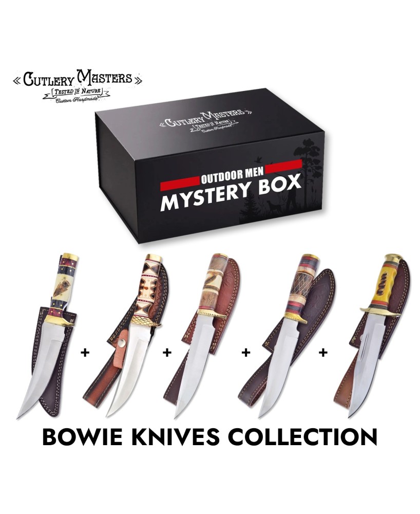 5-Piece Bowie Knife Mystery Box - Perfect for Gifting & Collecting