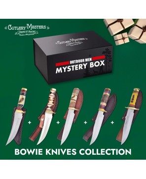 5-Piece Bowie Knife Mystery Box - Perfect for Gifting & Collecting