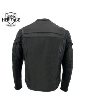 Men's Cool-Tec Leather Scooter Jacket