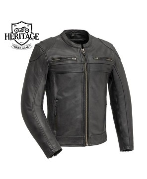 Nemesis Men's Leather Motorcycle Jacket - Ride in Style