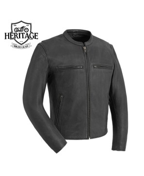 Premium Men's Motorcycle Leather Jacket | Iconic Indy Style