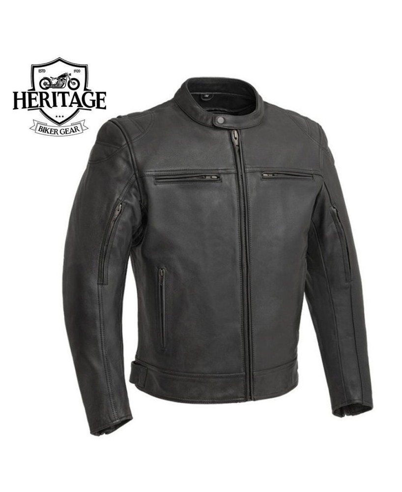 Men's Motorcycle Leather Jacket: Top Performer