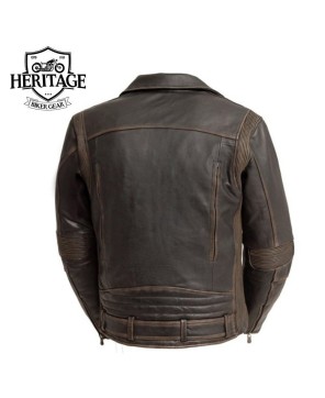 Vintage Motorcycle Leather Jacket - New Wrath Collection