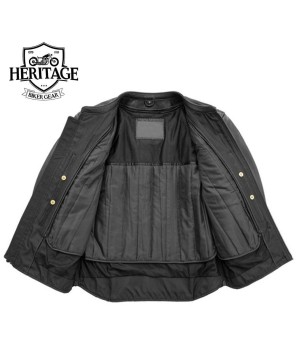 Revolt Leather Motorcycle Jacket - Stylish & Protective Gear