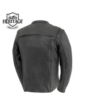 Revolt Leather Motorcycle Jacket - Stylish & Protective Gear