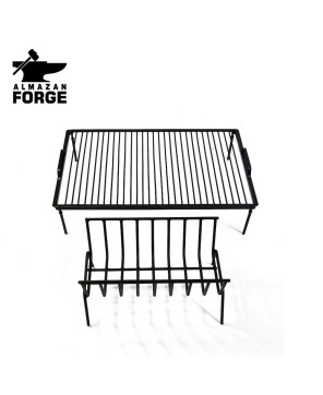 Argentine Iron Grill Set + Brazier - Portable and Durable Cooking Set