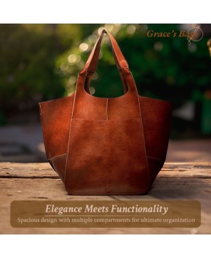 Meta Title: Laura’s Timeless Allure | Vintage Leather Handbag