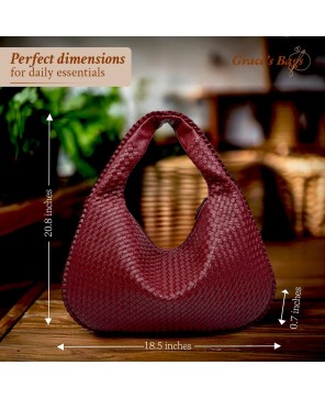 Valentina Woven Tote - Elegant & Functional