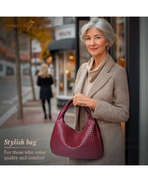 Valentina Woven Tote - Elegant & Functional