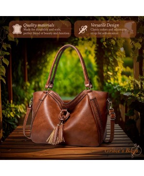 Nellie’s Elegant Sophistication | Premium Leather Shoulder Bag