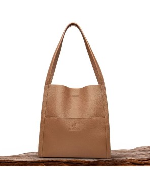 Grace’s Soft Serenity - Luxurious Leather Tote for the Modern Woman