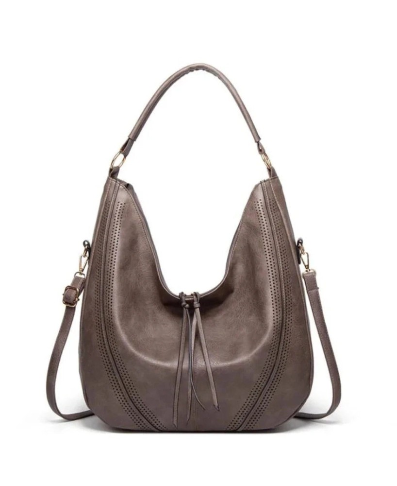 Minerva’s Classic Versatility - Elegant Leather Shoulder Bag