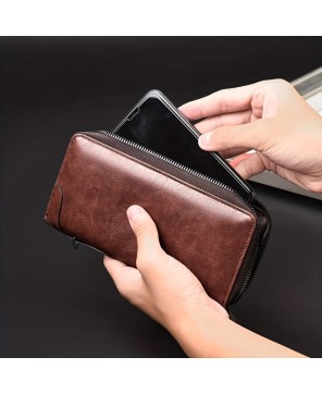 Holden RFID Zip Clutch | Stylish and Secure Men's Wallet