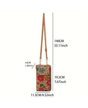 Lila Boho Floral Crossbody Wallet – Vegan Leather & Multi-Functional