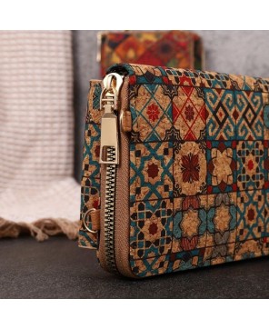 Lila Boho Floral Crossbody Wallet – Vegan Leather & Multi-Functional