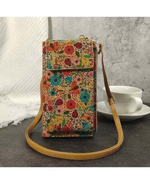 Lila Boho Floral Crossbody Wallet – Vegan Leather & Multi-Functional