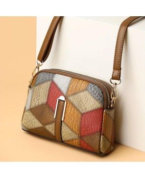 Luna Mini Crossbody Bag – Bold Patchwork Leather