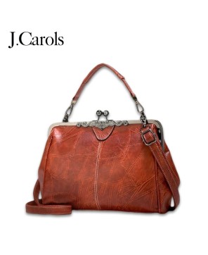 Johanna’s Classic Charm – Premium Genuine Leather Vintage Bag