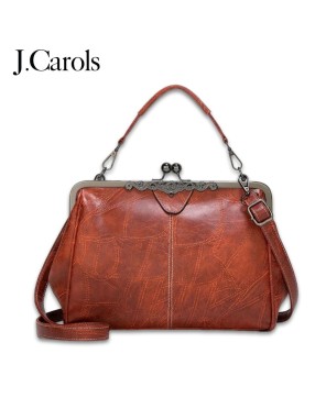 Johanna’s Classic Charm – Premium Genuine Leather Vintage Bag