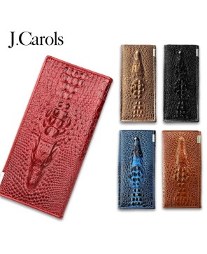 Grace’s Crocodile-Embossed Leather Wallet – Luxury & Function