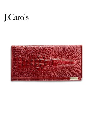 Grace’s Crocodile-Embossed Leather Wallet – Luxury & Function