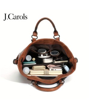 Charlotte’s Classic Elegance - Premium Faux Leather Tote Bag