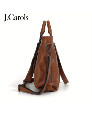 Charlotte’s Classic Elegance - Premium Faux Leather Tote Bag