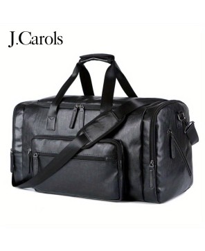 Everett Travel Duffel Bag | Stylish Leather Carry-On for Men