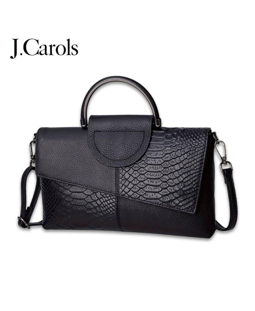 Celeste Crocodile-Pattern Crossbody Bag – Elegant & Timeless