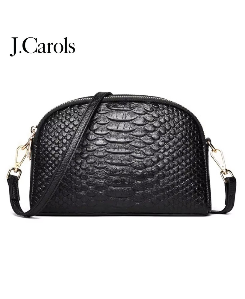 Isabella Mini Crossbody Bag – Elegant Croc Design