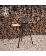 Portable Iron Grill with Side Boards – Compact & Durable for Outdoor G