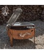 Iron Standing Grill – Durable, Functional, and Portable Outdoor Cookin