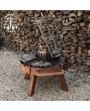 Björn Heavy-Duty Iron Grill – Compact & Durable for Small Spaces