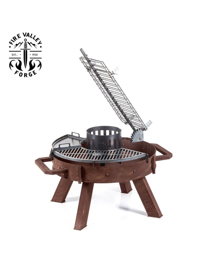 Björn Heavy-Duty Iron Grill – Compact & Durable for Small Spaces