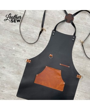 Personalized Leather Apron for Restaurants, Bars & Barbers