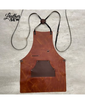 Personalized Leather Apron for Restaurants, Bars & Barbers