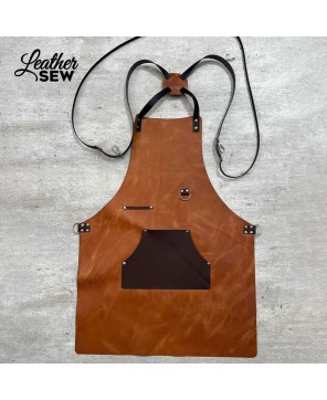 Custom Handmade Full Leather Apron | Blacksmith & Woodworking