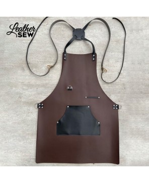 Custom Handmade Full Leather Apron | Blacksmith & Woodworking