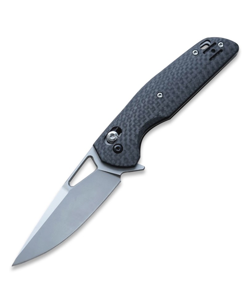 B03-BRAGI Tactical Folding Knife | D2 Steel Blade, Carbon Fiber Handle