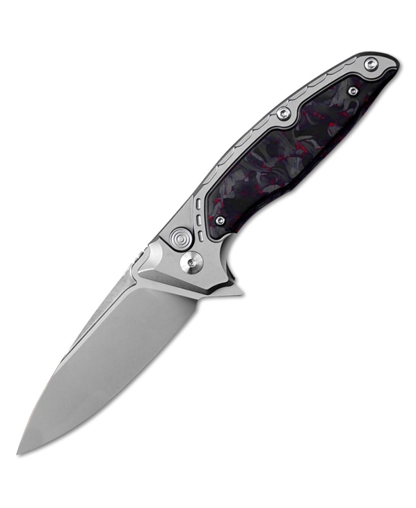 B05 Hermod Folding Knife | M390 Steel Blade, Titanium & Carbon Fiber H