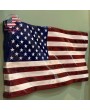 3D Glossy Wooden American Flag Wall Art