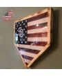 Custom Baseball Home Plate Wall Art | Team & Flag Design