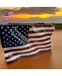 Handcrafted Wooden American Flag Art
