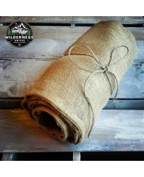 Reversible Burlap Table Runner for Rustic Decor