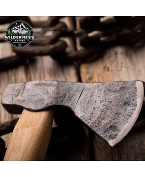 Hand-Forged Kephart Hatchet with Carbon Steel Blade