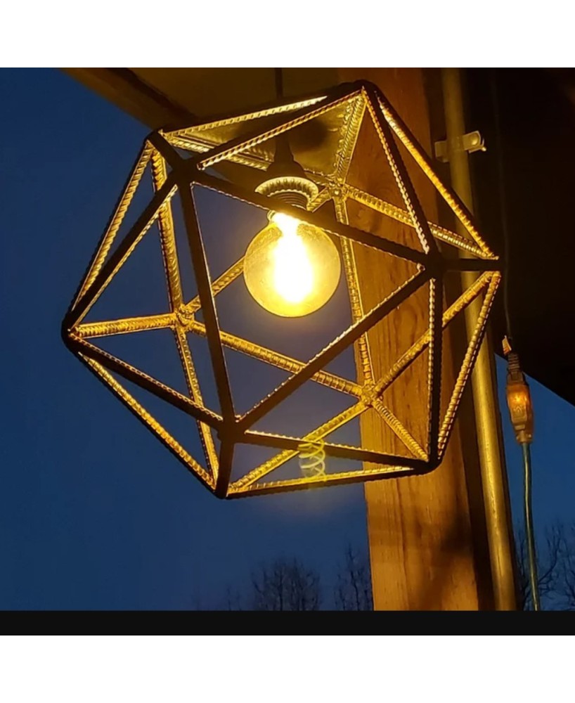 Unique Polyhedra Pendant Light for Modern Spaces