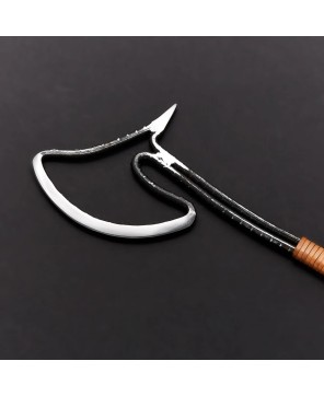 Hand-forged Rebar Steel Tomahawk with Carbon Steel Blade